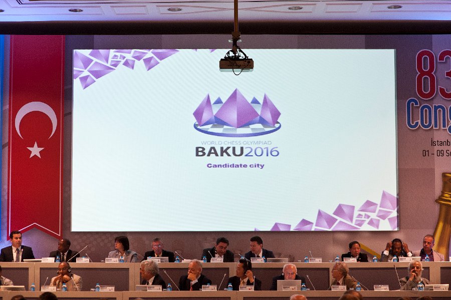 Всемирная шахматная олимпиада пройдет в Баку в 2018 году Всемирная шахматная олимпиада пройдет в Баку в 2018 году