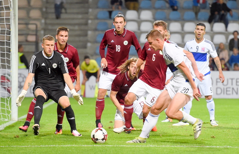 В составе сборной Латвии на матч с Азербайджаном 10 легионеров