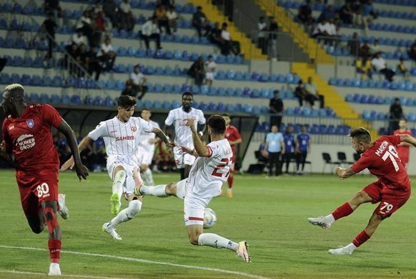 Араз-Нахчыван и Туран-Товуз сгоняли результативную ничью